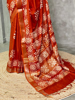 Soft semi tusser saree - PST1