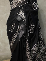 Soft semi tusser saree - PST2