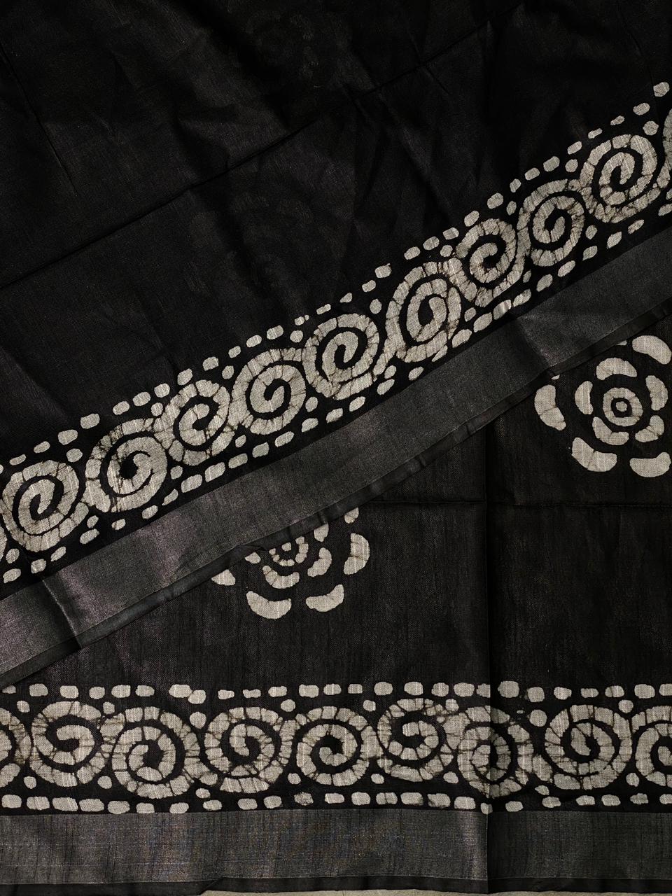 Soft semi tusser saree - PST2