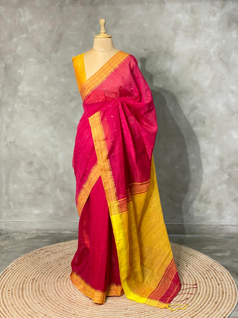 Semi matka silk saree - PSC9