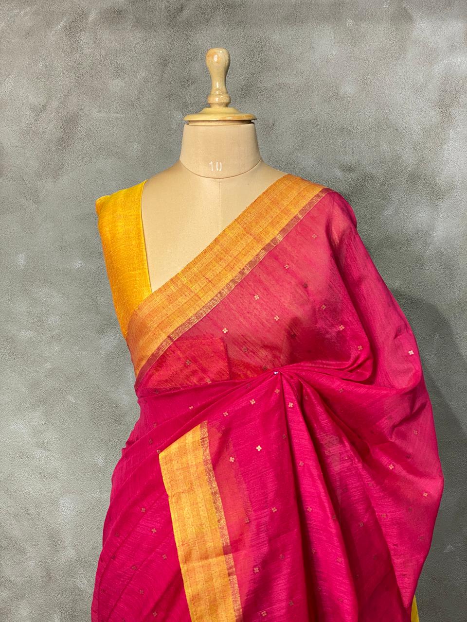 Semi matka silk saree - PSC9