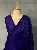 Pure organza saree- PSOA