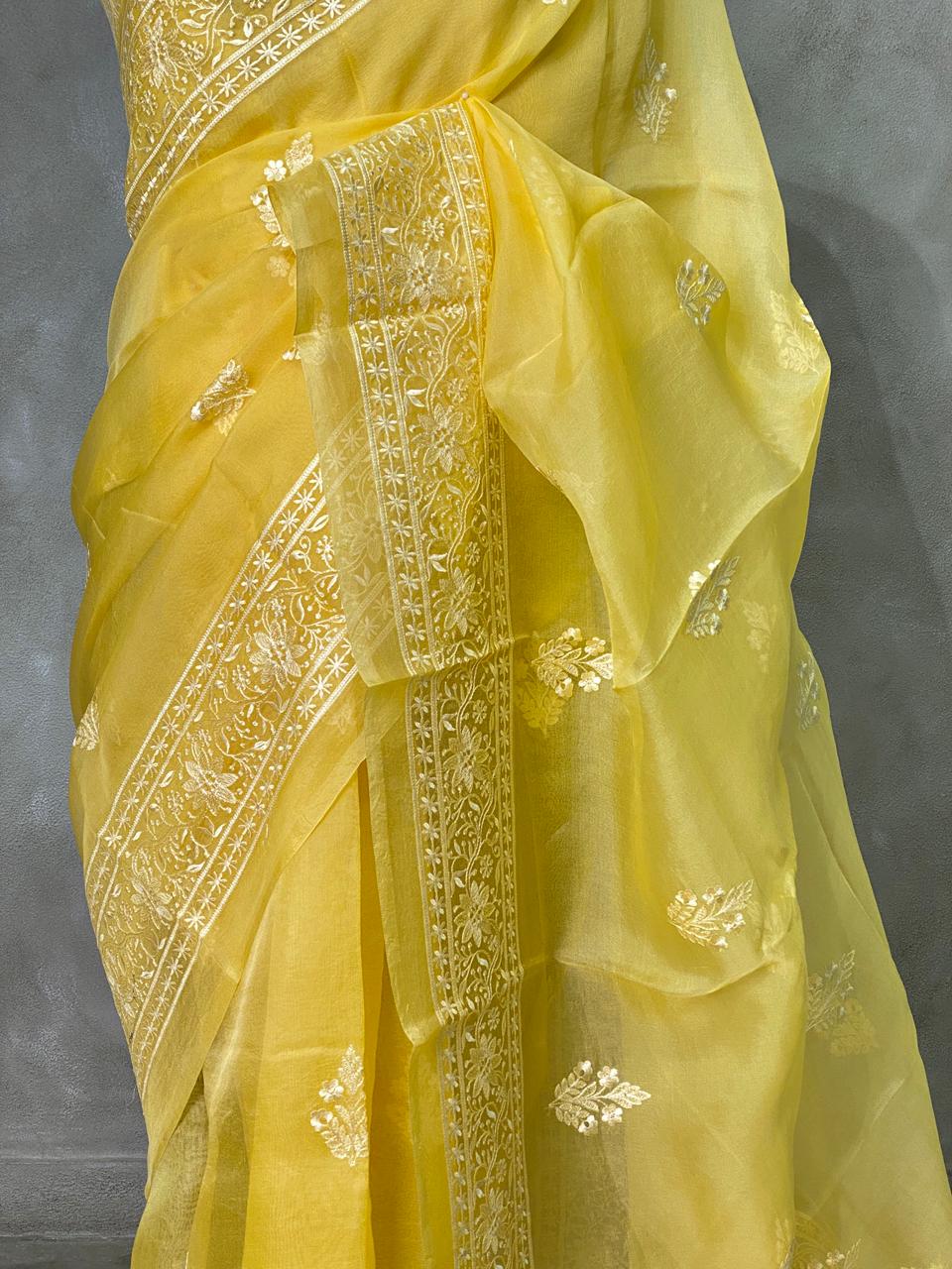 Pure organza saree- PSOY