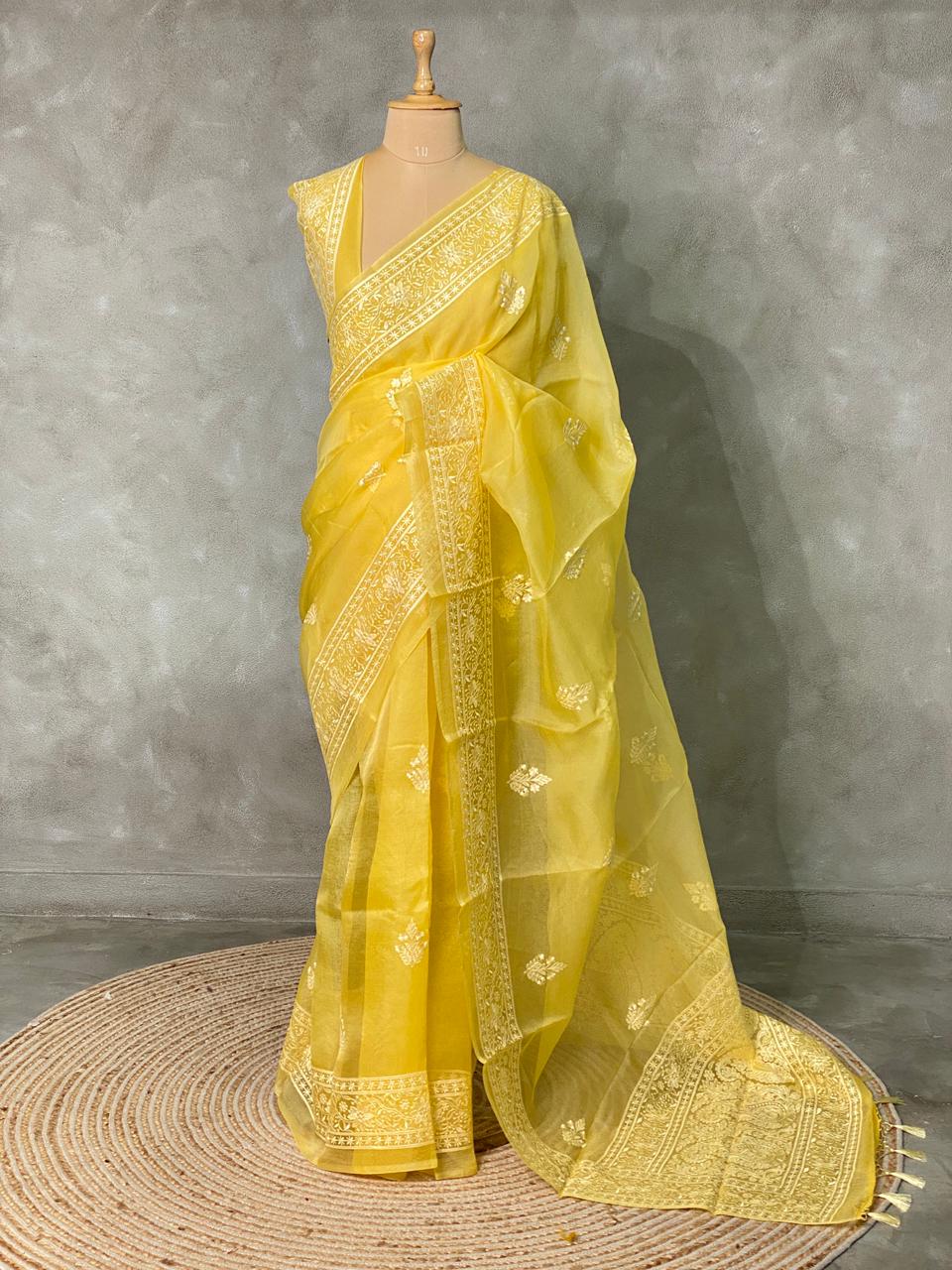 Pure organza saree- PSOY