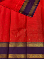 Red silk saree- PSSR2