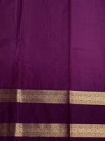 Redand violet silk saree- PSSR4