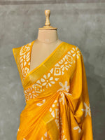 Soft semi tusser saree - PST3