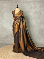 Black semi banarasi Saree -PBL7