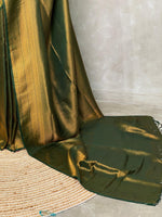 Dark green banarasi Saree -PBL9