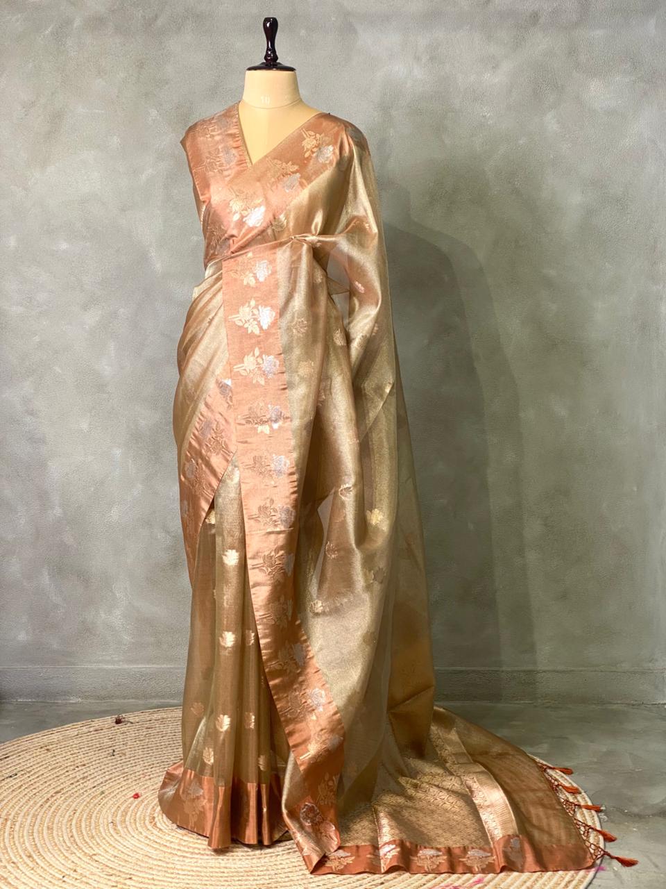 Pure Tissue Banarasi silk saree - PSB0L