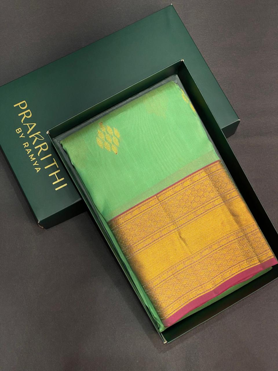Pure Organza Kanchipuram silk saree- PSSR31