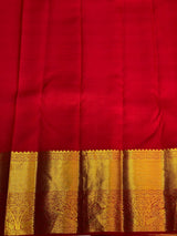 Red Pure Kanchipuram Silk saree - PPURE5