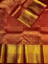 Red Pure Kanchipuram Silk saree - PPURE5