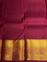 Green and Maroon Pure Kanchipuram Silk saree - PPURE9