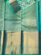 Pastal green Pure Kanchipuram Silk saree - PPURE15