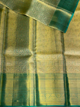 Pastal green Pure Tissue Kanchipuram Silk saree - PPURE16
