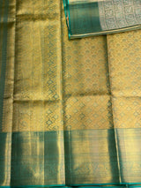 Pastal green Pure Tissue Kanchipuram Silk saree - PPURE16