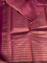 Deep wine Pure Kanchipuram Silk saree - PPURE17