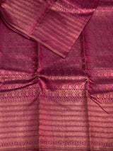 Deep wine Pure Kanchipuram Silk saree - PPURE17