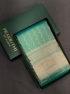Aqua Blue Pure Kanchipuram Silk saree - PPURE22
