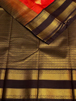 Orange and Brown saree- PSSR135