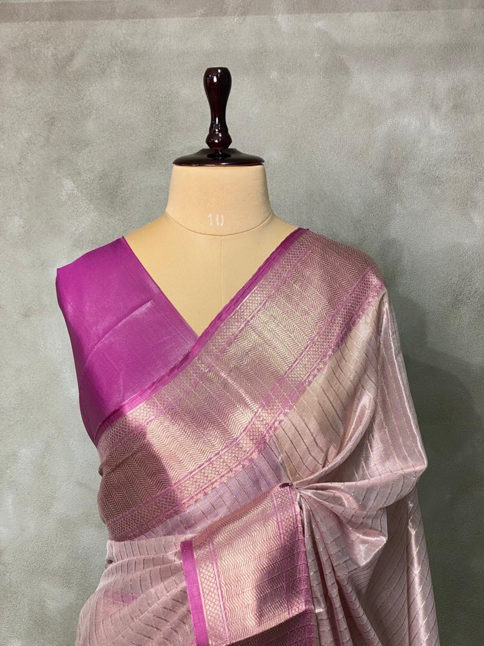 Tissue Banarasi silk saree- MPS3