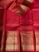 Rani Pink Pure Kanchipuram Silk saree - PPURE28