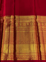 Lavender and Red Pure tissue Kanchipuram Silk saree - PPURE30