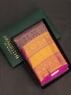 Lavender and purple Pure Kanchipuram Silk saree - PPURE32