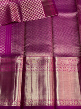 Magenta Pure Kanchipuram Silk saree - PPURE33