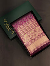 Purple Pure Kanchipuram Silk saree - PPURE34