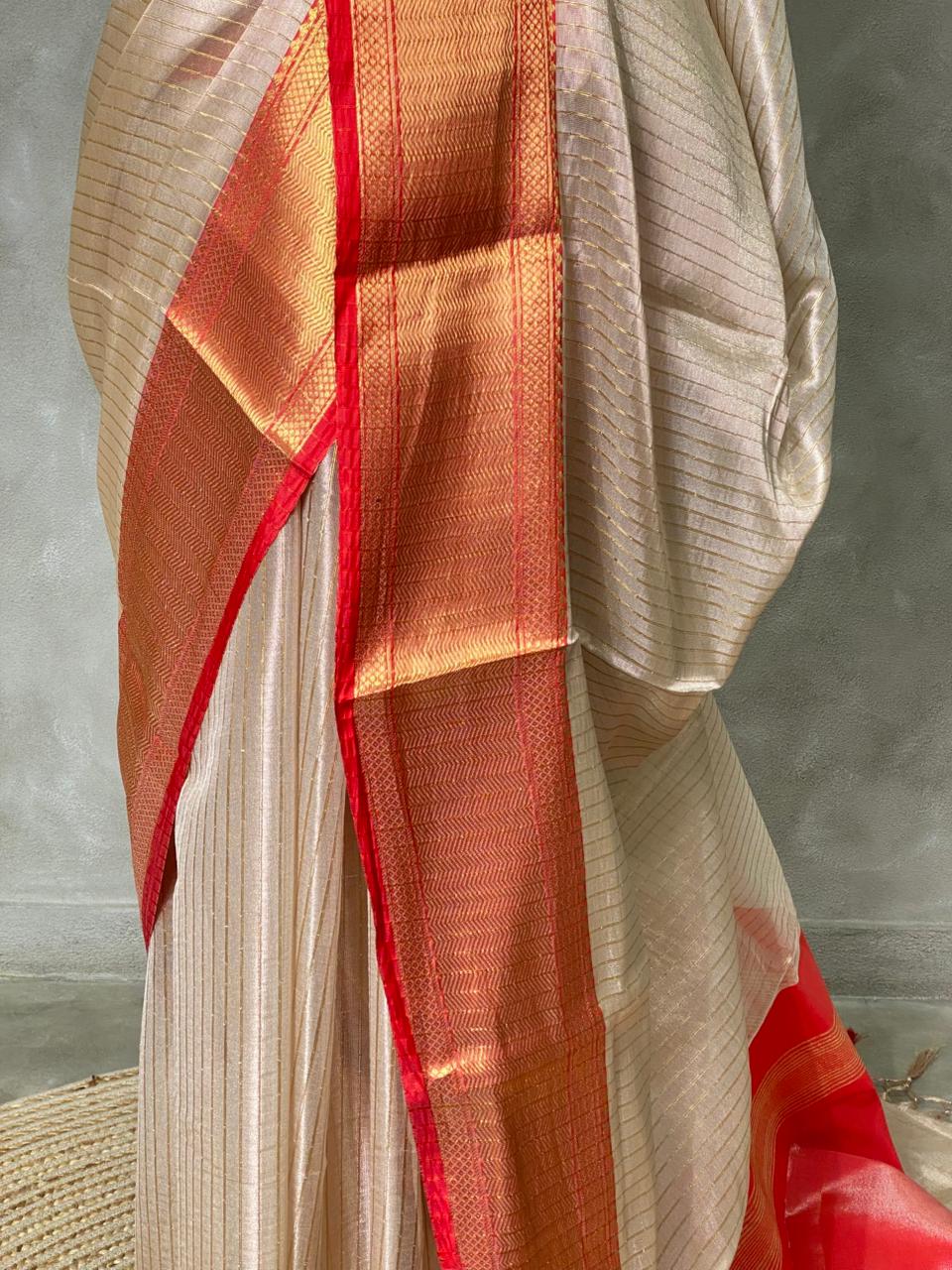 Tissue Banarasi silk saree- MPS10