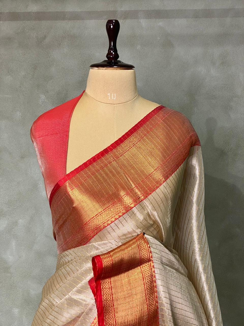Tissue Banarasi silk saree- MPS10