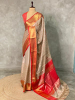 Tissue Banarasi silk saree- MPS10B