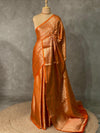 orange brocade Banarasi silk saree- MPSBRO6