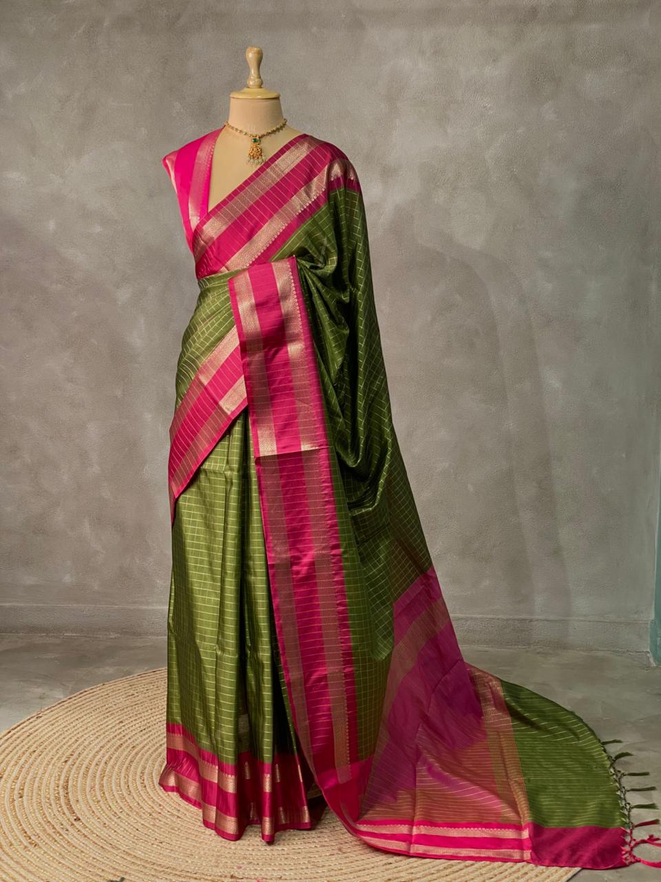 Soft semi Banarasi saree -MPS8GM