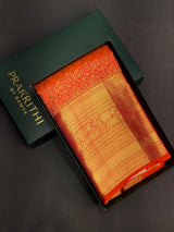 Orange Kanchipuram Silk saree - PPURE50