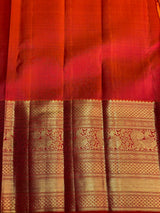 Orange Kanchipuram Silk saree - PPURE50