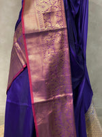 Royal Blue Banarasi saree -BSP4
