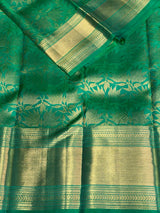 Pastal green Pure Kanchipuram Silk saree - PPURE37