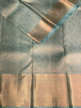 Pastal blue Pure Kanchipuram Silk saree - PPURE41