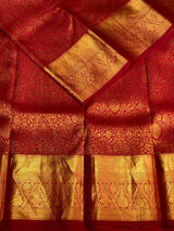 Red Pure Kanchipuram Silk saree - PPURE44