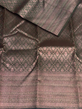 Bottle Green Pure Kanchipuram Silk saree - PPURE21A
