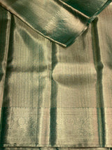 Green Pure tissue Kanchipuram Silk saree - PPURE38A