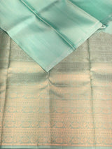 Pastal green Pure Kanchipuram Silk saree - PPURE46