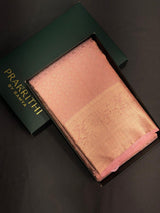 Pinkish Peach Pure Kanchipuram Silk saree - PPURE52