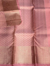 Pinkish Peach Pure Kanchipuram Silk saree - PPURE52