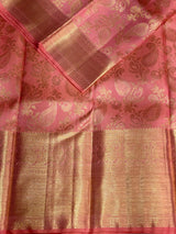 Peach Pure Kanchipuram Silk saree - PPURE56