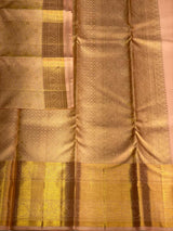 Nude Pink Kanchipuram Silk saree - PPURE59