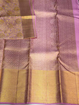 Lilac pink Pure Kanchipuram Silk saree - PPURE65